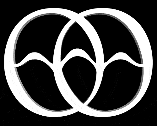 Spinning Rumfoords logo.
